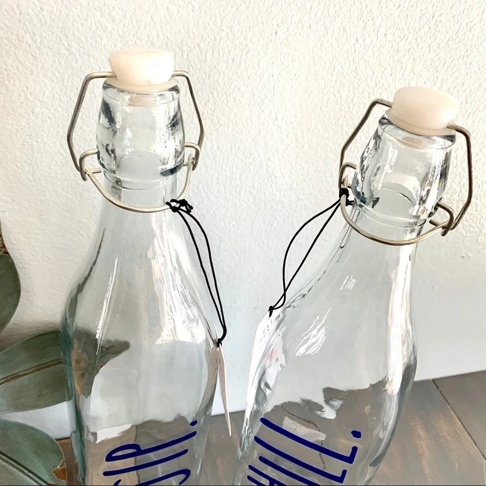 Rae Dunn Bail & Trigger Bottle SIP and CHILL Set